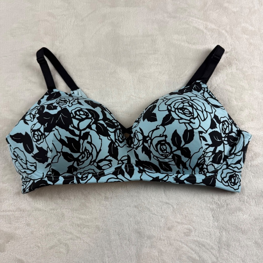 Torrid Curve Bra Bundle Women 42D Multicolor Galaxy Star Rose Floral Wireless - Picture 8 of 16